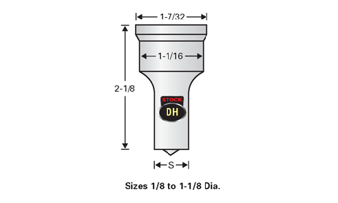 Ironworker Tooling: 7/8 Inch (0.875) Round Punch For Piranha, Davco ...