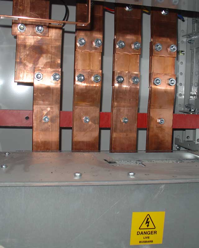 Copper bus bar fabrication