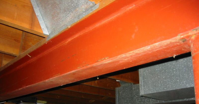Wide-flange structural steel beams